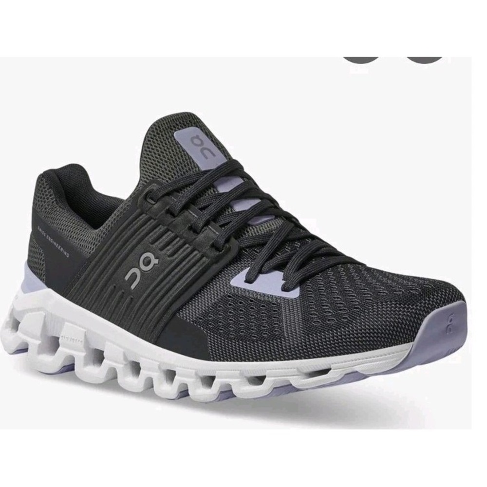 On Running Cloudswift Womens 9 Road Running Shoes Black Rock 41.99226 Breathable - Picture 2 of 13